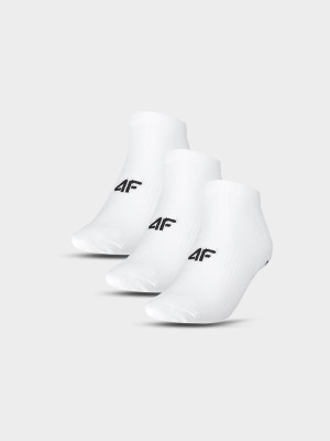 4F Skarpetki krótkie (3-pack) męskie - białe