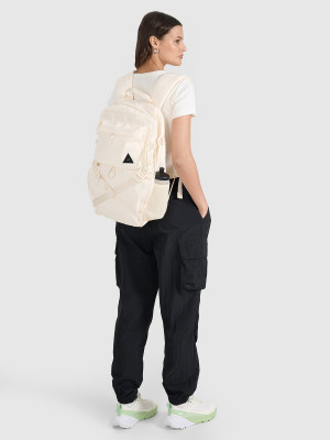 4F Plecak miejski (19 L) z kieszenią na laptop - biały