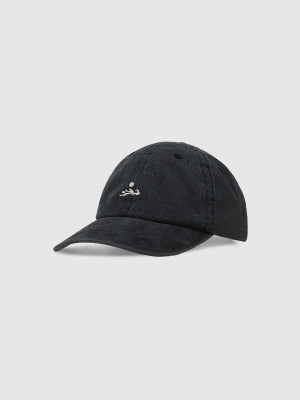 4F  Czapka z daszkiem strapback damska - czarna