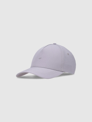4F Czapka z daszkiem strapback uniseks - fioletowa