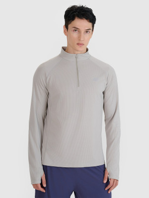 4F Longsleeve do biegania w terenie szybkoschnący męski - szary