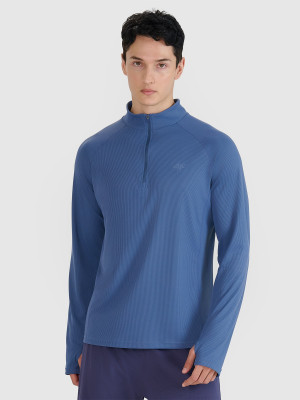 4F Longsleeve do biegania w terenie szybkoschnący męski - granatowy
