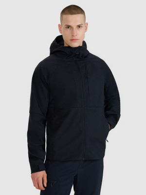 4F Kurtka softshell wiatroodporna membrana 10000 męska - czarna