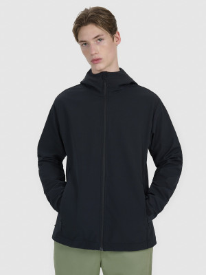 4F Kurtka softshell wiatroodporna membrana 5000 męska - czarna
