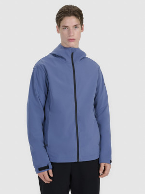 4F Kurtka softshell wiatroodporna membrana 5000 męska - granatowa