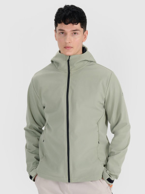 4F Kurtka softshell wiatroodporna membrana 5000 męska - oliwkowa/khaki