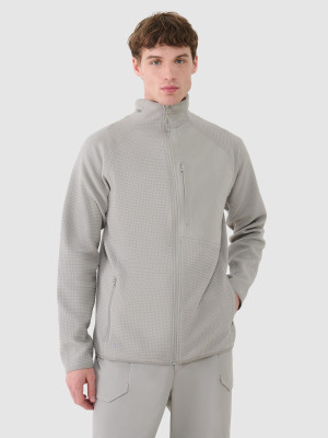 4F Bluza rozpinana bez kaptura męska - szara