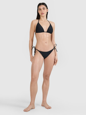 4F Dół od bikini damski - czarny