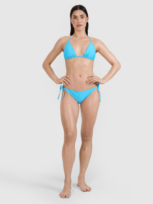 4F Dół od bikini damski - turkusowy
