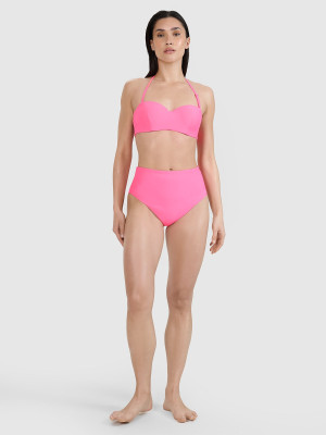 4F Dół od bikini damski - różowy