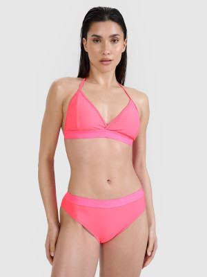 4F Góra od bikini damska - różowa