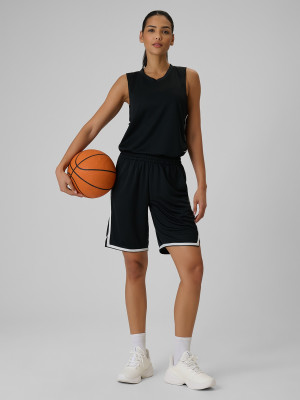 4F Spodenki do koszykówki szybkoschnące uniseks - czarne