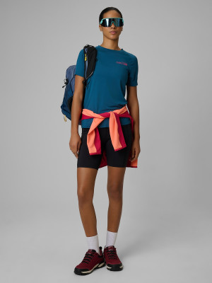 4F Legginsy kolarki trekkingowe damskie - czarne