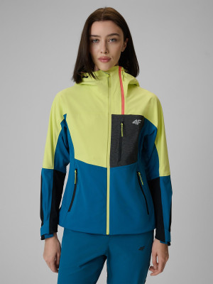 4F Kurtka softshell wiatroodporna 4F PRO membrana 10000 damska - żółta