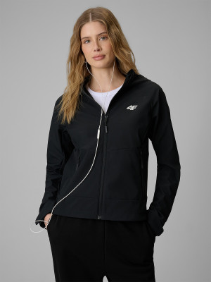 4F Kurtka softshell wiatroodporna membrana 5000 damska - czarna