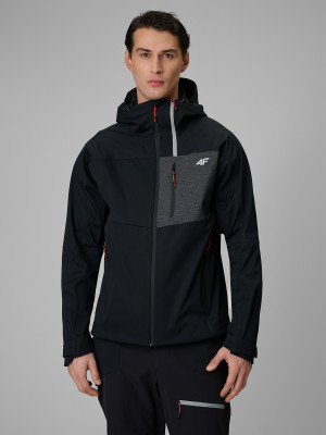 4F Kurtka softshell wiatroodporna 4F PRO membrana 10000 męska - czarna