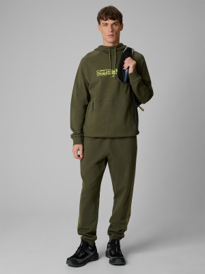 4F Spodnie dresowe joggery męskie - khaki