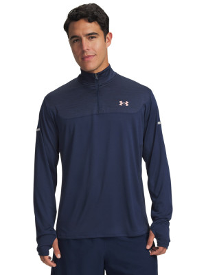 Under Armour Bluza treningowa nierozpinana bez kaptura Under Armour Tech Utility 1/4 Zip męska - granatowa