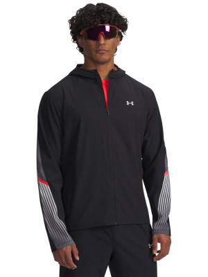 Under Armour Kurtka do biegania Under Armour Velociti Storm Hooded męska - czarna