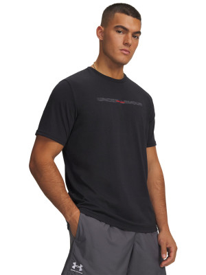 Under Armour T-shirt z nadrukiem Under Armour M BLUR WM SS męski - czarny