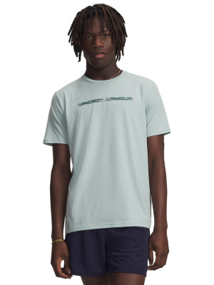 Under Armour T-shirt z nadrukiem Under Armour M BLUR WM SS męski - zielony