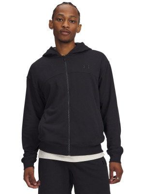 Under Armour Bluza rozpinana z kapturem Under Armour Rival LW FZ męska - czarna