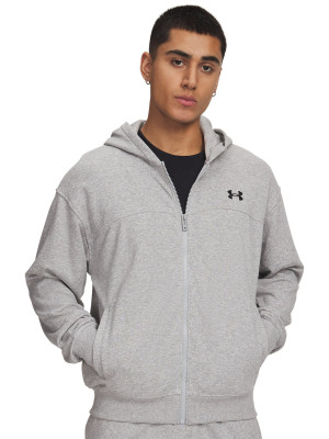 Under Armour Bluza rozpinana z kapturem Under Armour Rival LW FZ męska - szara