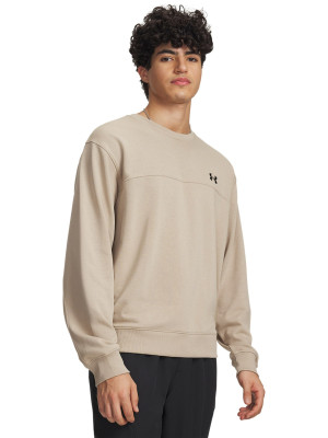Under Armour Bluza dresowa nierozpinana bez kaptura Under Armour Rival LW Crew męska - khaki