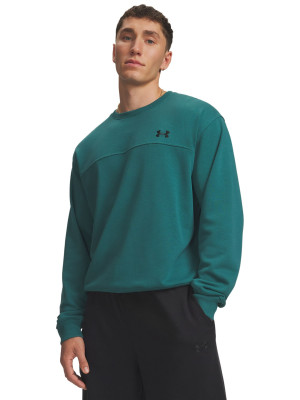 Under Armour Bluza dresowa nierozpinana bez kaptura Under Armour Rival LW Crew męska - zielona