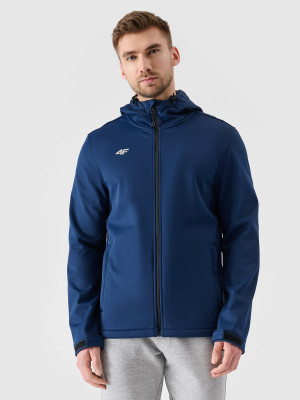 4F Kurtka softshell wiatroodporna membrana 5 000 męska - granatowa