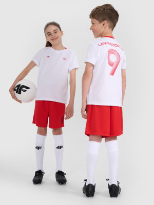 4F Spodenki sportowe dziecięce 4F JUNIOR x Robert Lewandowski - czerwone