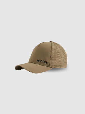 4F Czapka z daszkiem strapback uniseks 4F | Robert Lewandowski - beżowa
