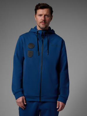 4F Bluza dresowa regular z kapturem męska 4F x Robert Lewandowski - granatowa