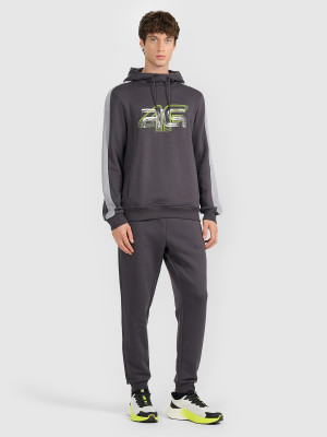 4F Pantaloni jogger de trening pentru bărbați 4F x Robert Lewandowski - gri