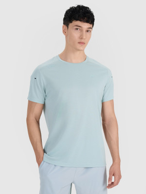 Tricou de antrenament regular cu uscare rapidă pentru bărbați 4F x Robert Lewandowski - turcoaz