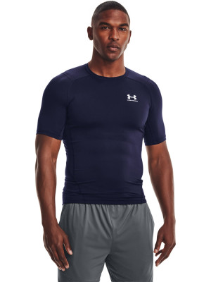 Under Armour Koszulka treningowa męska Under Armour UA Hg Armour Comp Ss - granatowa