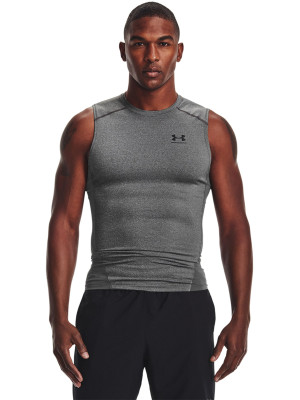 Under Armour Tank top treningowy męski Under Armour UA Hg Armour Comp Sl - szary