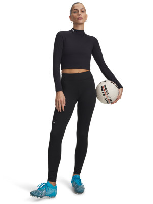 Under Armour Legginsy treningowe damskie Under Armour UA Cg Authentics Legging - czarne