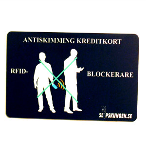 Slipskungen Antiskimming Kreditkort