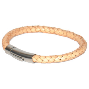 Slipskungen Läderarmband Jimi beige