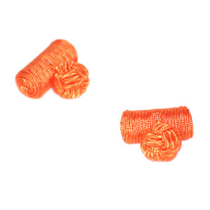 Slipskungen Manschettknopar cylinder Orange2