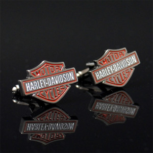 Slipskungen Manschettknappar Harley Davidson