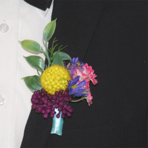 Slipskungen Corsage Blandbukett