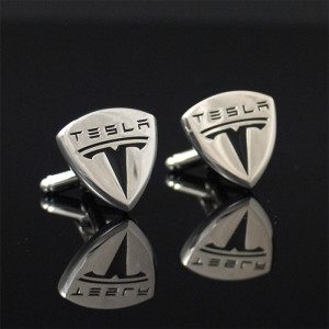 Slipskungen Manschettknappar Tesla