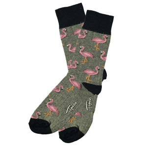 Slipskungen Herrstrumpor Flamingo Mörkmarin herrklader