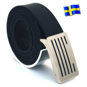 Slipskungen Läderbälte Bull svart 30mm 850-SP13 damer