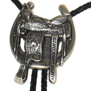 Slipskungen Bolotie SILVER HORSE SHOE, SADDLE AND BOOTS