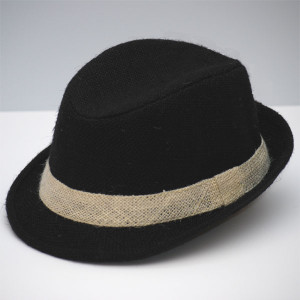 Slipskungen Hatt DENVER svart/beige