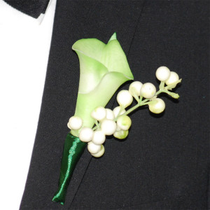 Slipskungen Corsage Lilja Grön