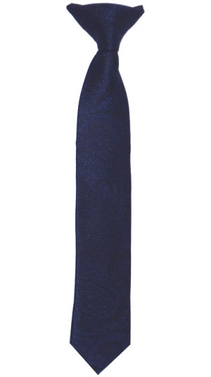 Slipskungen Barnslips Paisley Marin